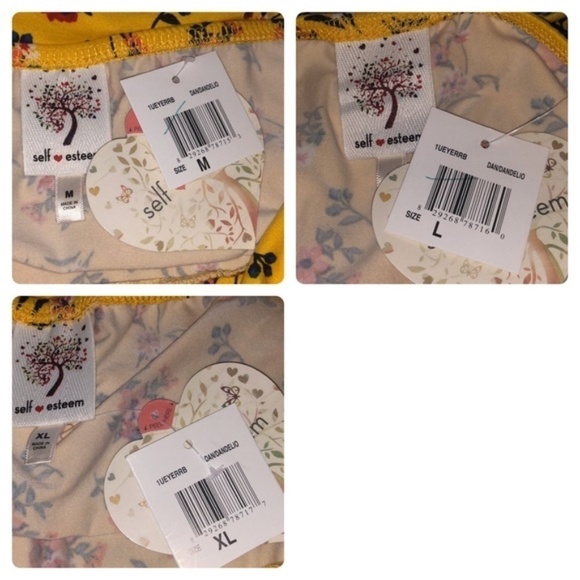 New Floral Print Tie Front Bandeau Crop Top - Picture 6 of 12